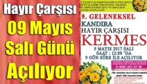 Hayır Çarşısı Salı günü açılıyor