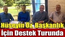 Hüseyin Öz, başkanlık İçin destek turunda