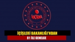 İçişleri Bakanlığı'ndan 81 ile genelge