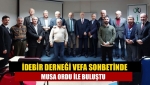 İdebir Derneği Vefa Sohbetinde Musa Ordu ile buluştu....