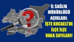İl Sağlık Müdürlüğü açıkladı: İşte Kocaeli’de ilçe ilçe vaka sayıları!