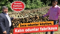 İnce odunlar köylüye, kalın odunlar fabrikaya