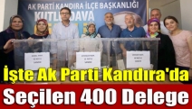 İşte Ak Parti Kandıra'da Seçilen 400 Delegeler