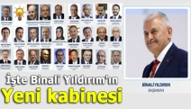 İşte Binali Yıldırım'ın yeni kabinesi