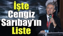 İşte Cengiz Sarıbay’ın liste