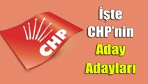 İşte CHP aday adayları