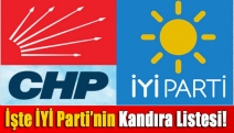 İşte İYİ Parti’nin Kandıra Listesi!