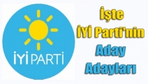 İşte İYİ Parti'nin aday adayları