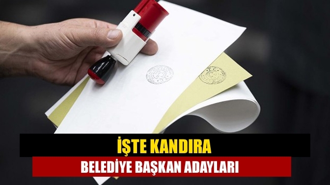 İşte Kandıra belediye başkan adayları