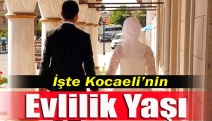 İşte Kocaeli’nin evlilik yaşı