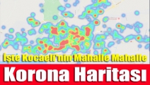 İşte Kocaeli'nin mahalle mahalle korona haritası