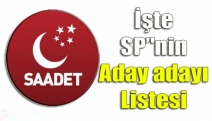 İşte SP’'nin Aday adayı Listesi