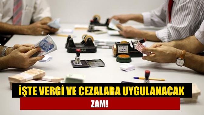 İşte vergi ve cezalara uygulanacak zam!