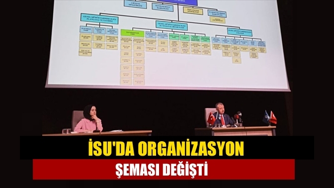 İSU'da organizasyon şeması değişti