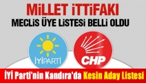 İYİ Parti’nin Kandıra'da kesin aday listesi