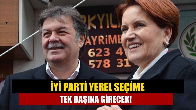 İYİ Parti yerel seçime tek başına girecek!