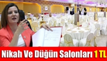 Nikah ve düğün salonları 1 TL