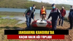 Jandarma Kandıra'da kaçak balık ağı topladı