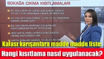 Kafası karışanlara madde madde liste: Hangi kısıtlama nasıl uygulanacak?