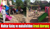 Kalay ve mahalleliden örnek davranış