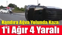 Kandıra Ağva Yolunda Kaza: 1'i Ağır 4 Yaralı