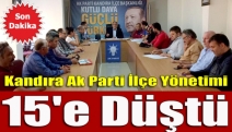 Kandıra Ak Parti İlçe Yönetimi 15'e Düştü