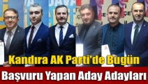 Kandıra AK Parti'de Bugün Başvuru Yapan Aday Adayları