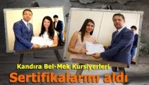 Kandıra Bel-Mek Kursiyerleri sertifikalarını aldı