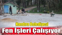 Kandıra Belediyesi Fen İşleri Çalışıyor