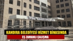 Kandıra Belediyesi hizmet binasında eş zamanlı çalışma