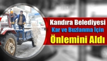 Kandıra Belediyesi kar ve buzlanma için önlemini aldı