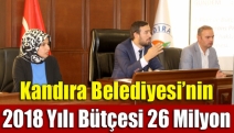 Kandıra Belediyesi’nin 2018 yılı bütçesi 26 milyon