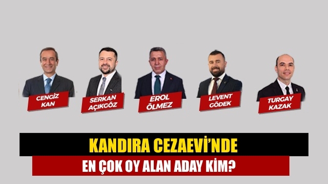 Kandıra Cezaevi’nde en çok oy alan aday kim?