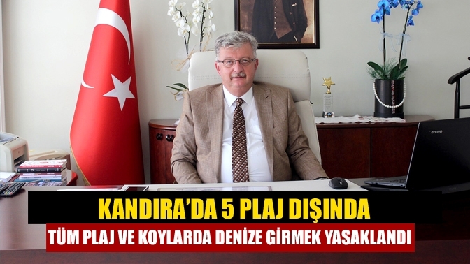 Kandıra’da 5 plaj dışında tüm plaj ve koylarda denize girmek yasaklandı