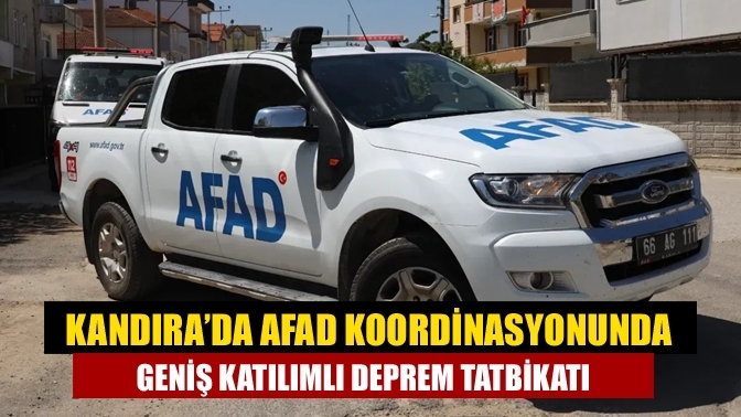 Kandıra’da AFAD Koordinasyonunda Geniş Katılımlı Deprem Tatbikatı