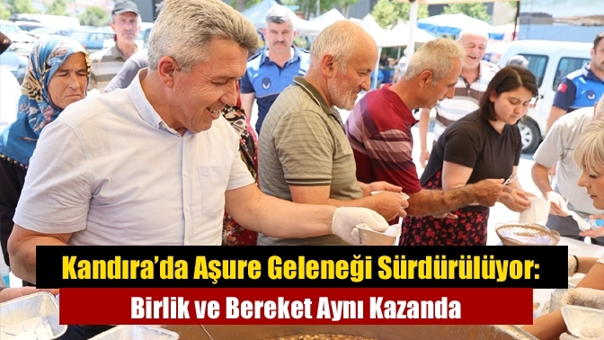 Kandıra’da Aşure Geleneği Sürdürülüyor: Birlik ve Bereket Aynı Kazanda