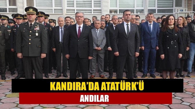 Kandıra’da Atatürk’ü andılar