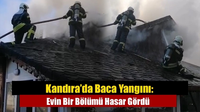 Kandıra’da Baca Yangını: Evin Bir Bölümü Hasar Gördü