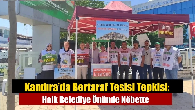Kandıra’da Bertaraf Tesisi Tepkisi: Halk Belediye Önünde Nöbette