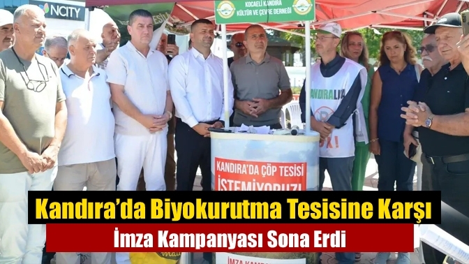 Kandıra’da Biyokurutma Tesisine Karşı İmza Kampanyası Sona Erdi