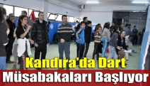 Kandıra’da Dart Müsabakaları Başlıyor