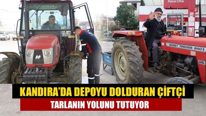 Kandıra’da depoyu dolduran çiftçi tarlanın yolunu tutuyor