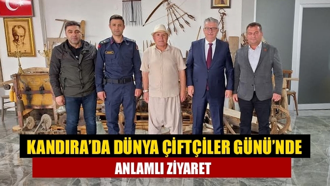 Kandıra’da Dünya Çiftçiler Günü’nde Anlamlı Ziyaret
