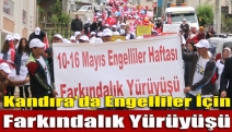 Kandıra’da Engelliler İçin Farkındalık Yürüyüşü