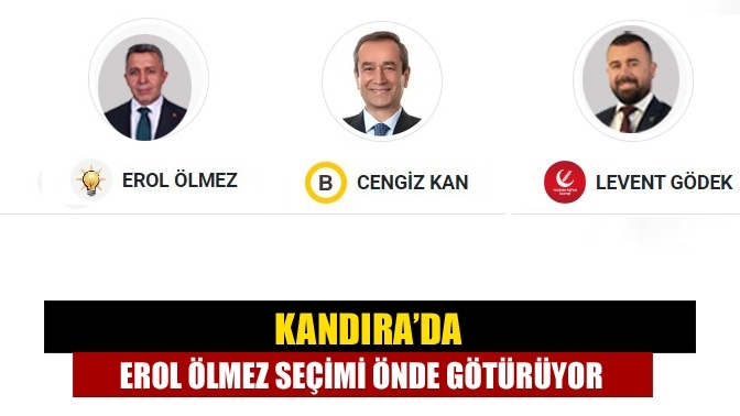 Kandıra’da Erol Ölmez seçimi önde götürüyor