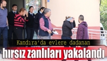 Kandıra’da evlere dadanan hırsız zanlıları yakalandı