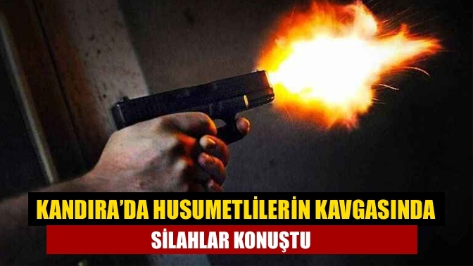 Kandıra’da husumetlilerin kavgasında silahlar konuştu