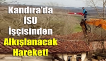 Kandıra’da İSU işçisinden alkışlanacak hareket!