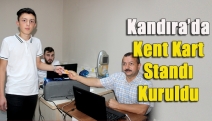 Kandıra’da kent kart standı kuruldu