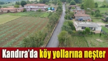 Kandıra’da köy yollarına neşter